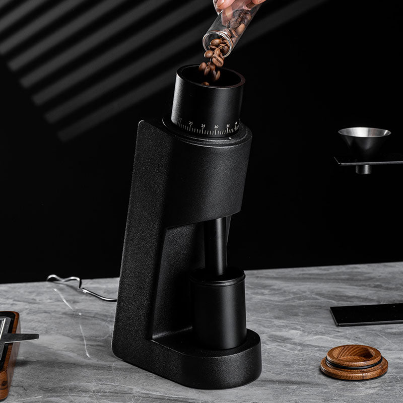 Al-alloy Body 420 Stainless Steel Conical Burr 110V 220V 72W 160 RPM Electric Coffee Grinder